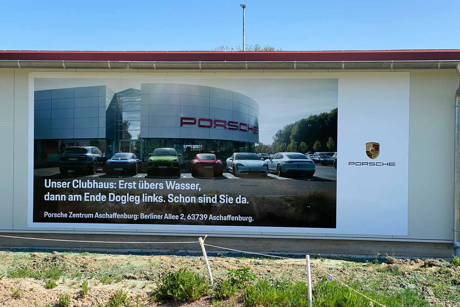Porsche Plakatwand